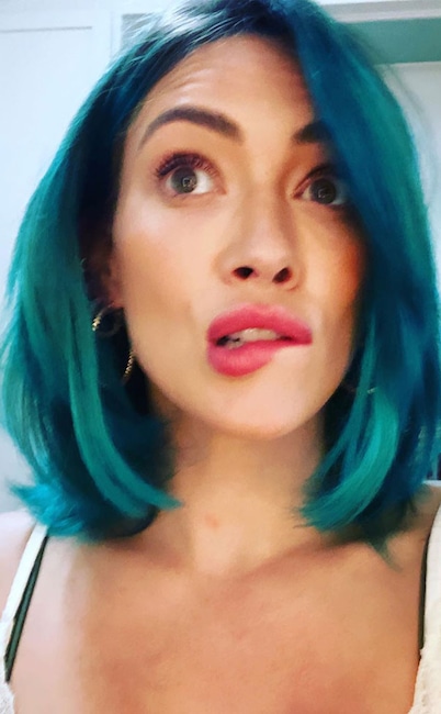 Hilary Duff, At-Home Hair Transformation